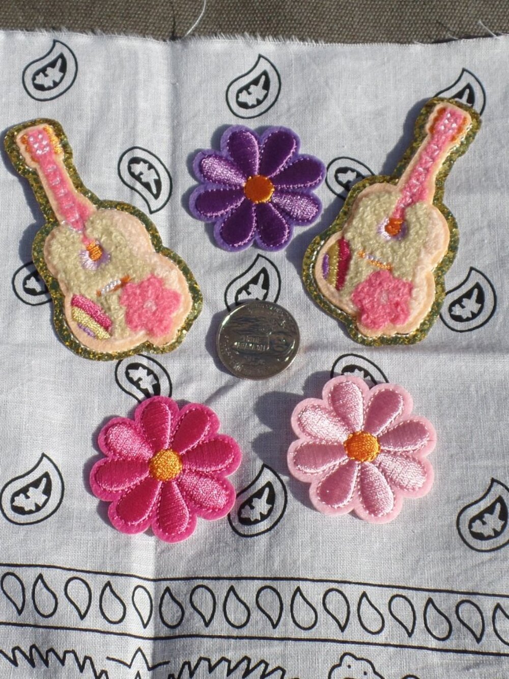 IRON ON Patches SET OF 5 NWOT